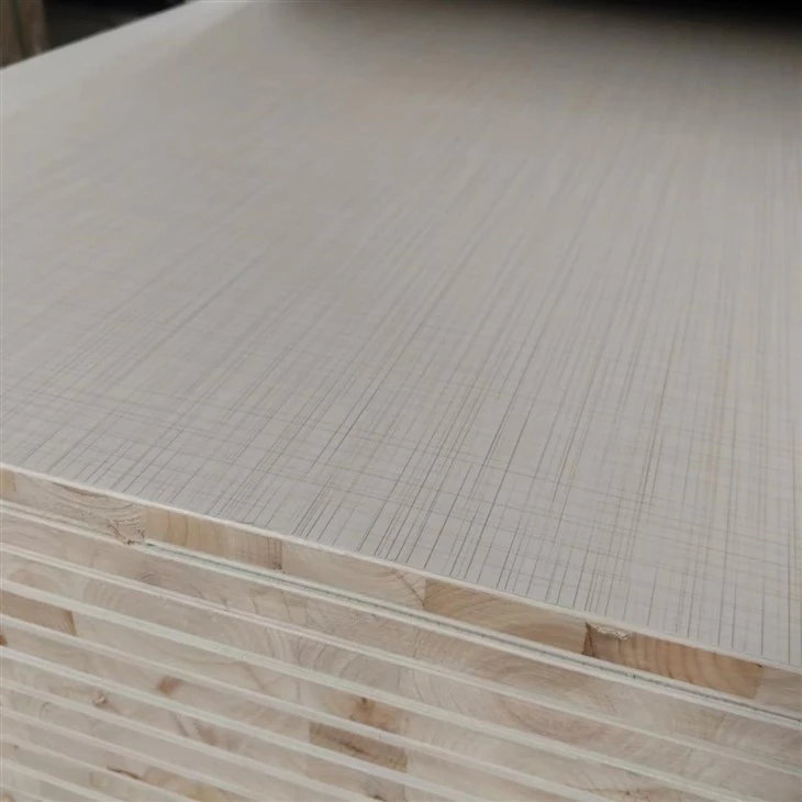 Core Poplar Grade Blockboard E0/E1 Melamin untuk Furnitur & Dekorasi Pre - papan laminasi