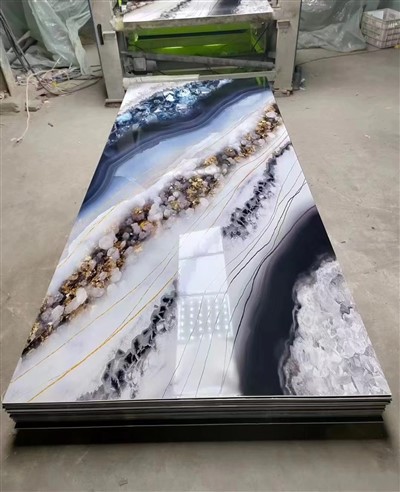 Produsen Cina Lembar Marmer UV 1220X2440mm 3mm