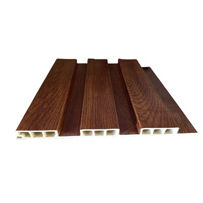 Pemasangan Mudah Panel Dinding Wpc Tahan Air Permukaan Halus